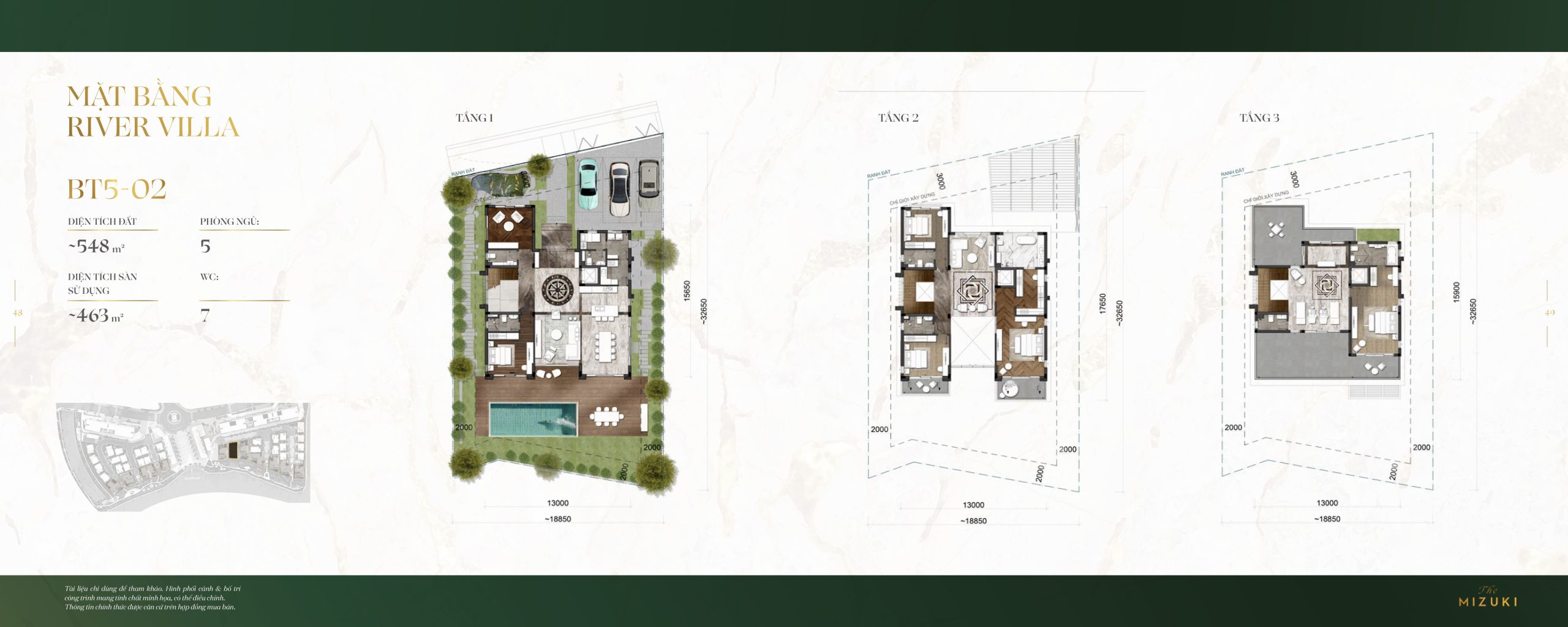 layout biệt thự mizuki park bt5-02