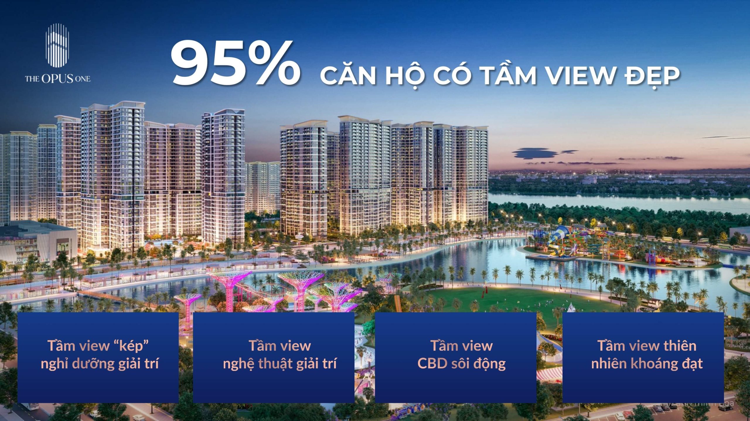 tầm view ra công viên 36ha