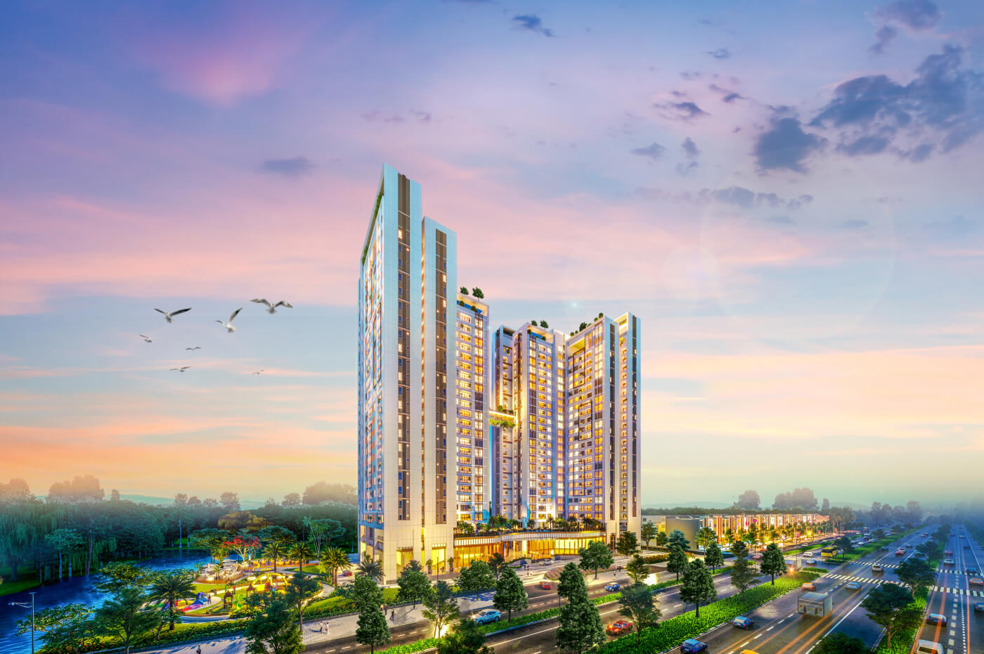 phối cảnh dự án essensia sky nam sài gòn